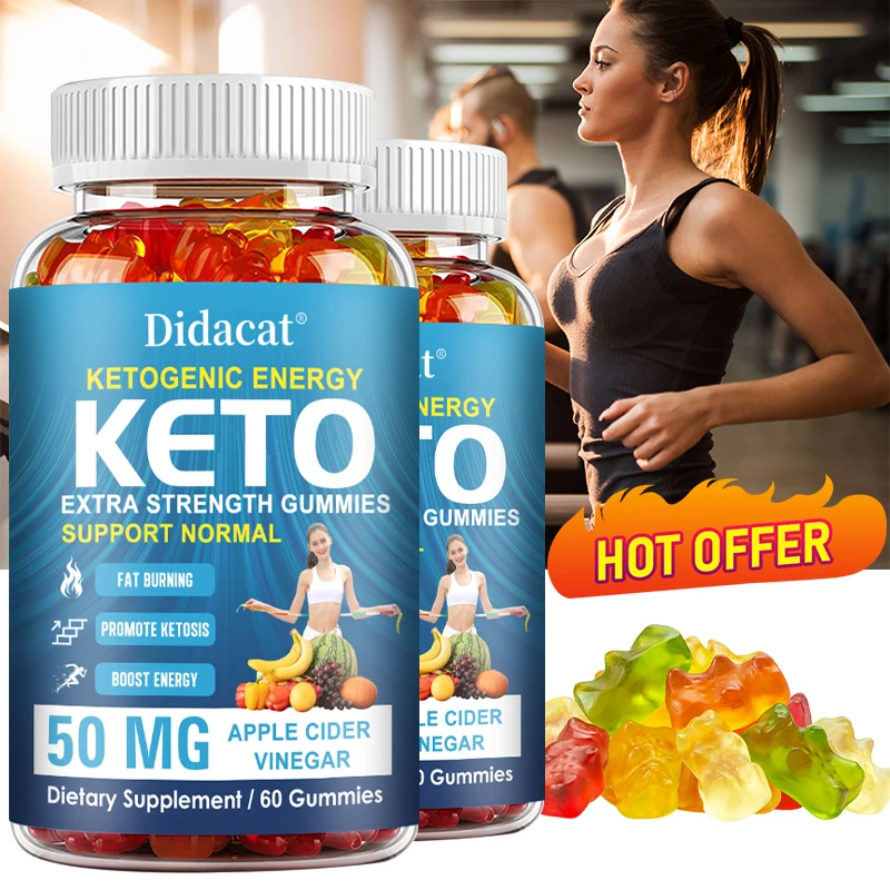 Apple Cider Vinegar Gummies Keto Gummies Fat Burning Maintain Body Shape Weight Management Metabolism and Detoxification