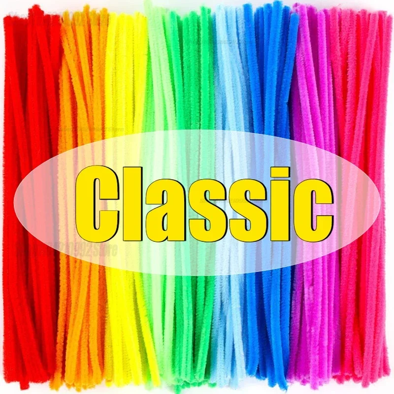 Schonere Pijpreinigers voor Ambachten Creatieve Chenille Stem Wire Pipe Cleaners Creatieve Vrije tijd Hobby Diy Pluche Stem Twisted Stick