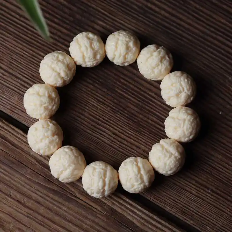 Fruit Carving Bracelet Should Respond to All Requests Hand Pieces Mammoth Men and Women Rosary Ornament