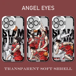 Anime Slam Dunk Clear Case For Xiaomi Redmi Note 13 12 11 Pro Plus 4G 5G 12S 11S 10 10S 9 9S 8 13C 12C 10C Soft Silicone Cover