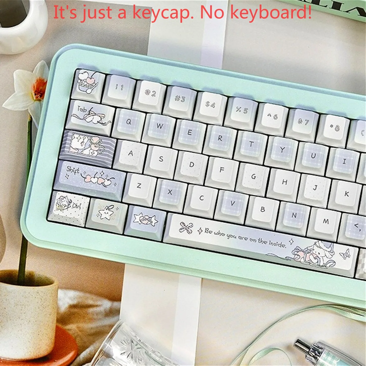 Tired Sheep Theme CHERRY KEYCAP SET PBT 129 Key Game Office Gift 60/64/84/98/108 Game Mechanical Keyboard