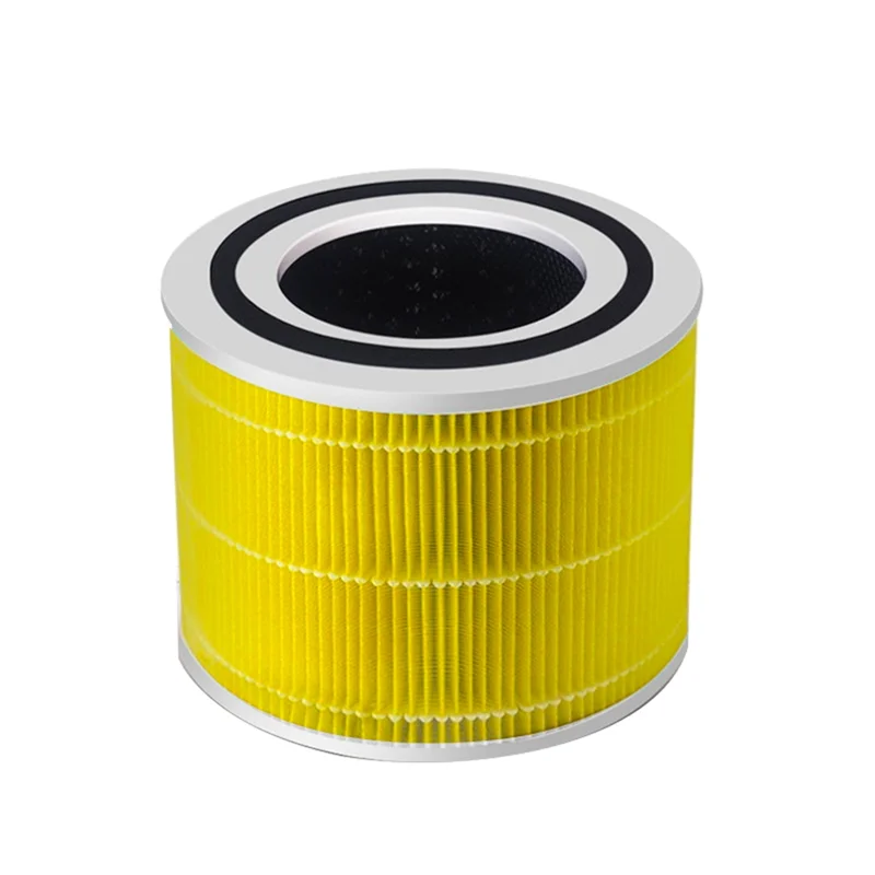 Filter Hepa untuk Levoit Core 300-RF, Filter karbon aktif HEPA Levoit 300, Filter pembersih udara Levoit, kuning