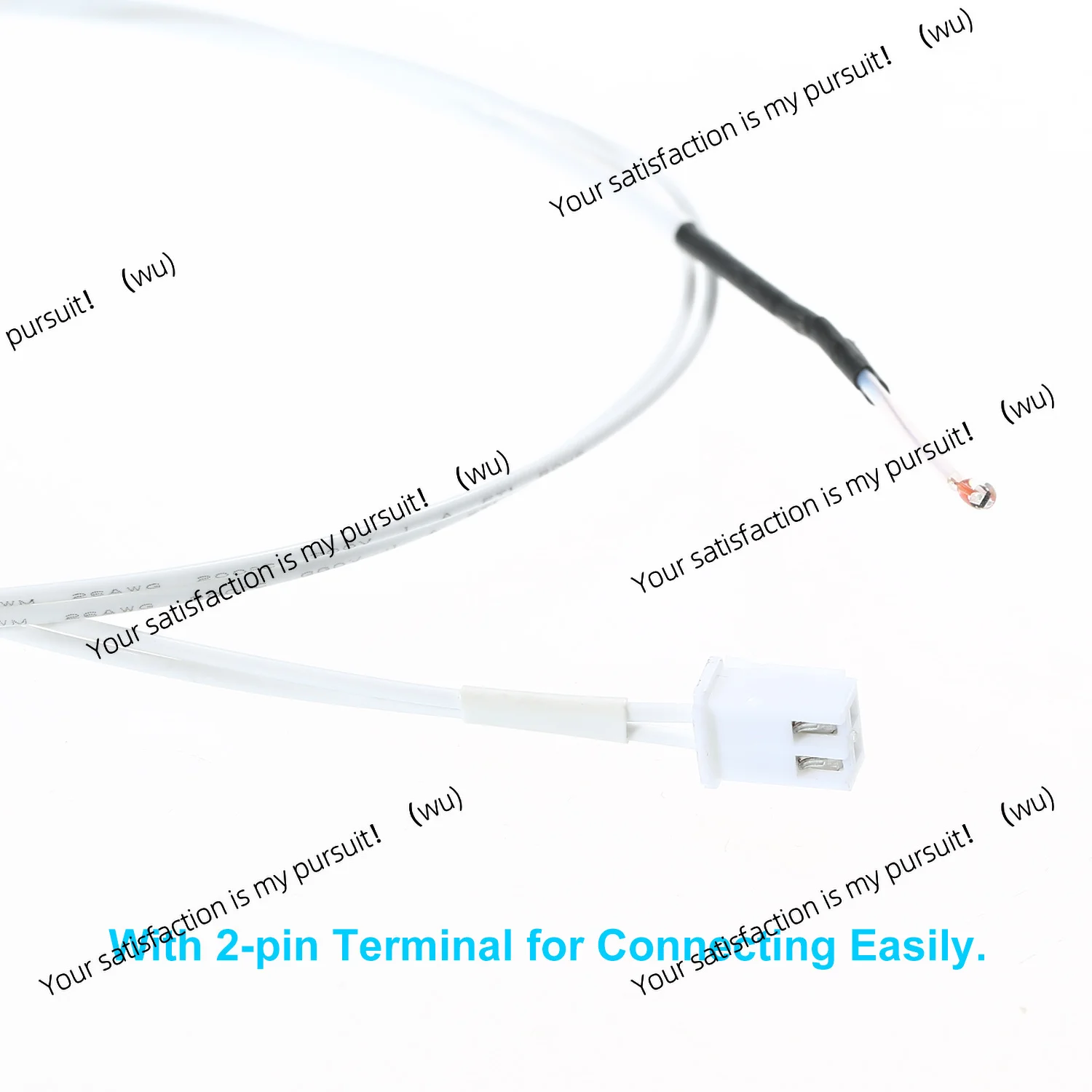 3pcs Anet A8 plus ET4 NTC 3950 Thermistor Sensor 100K 0.5 Meter Wiring Cable Pin Head for ET4 ET4X ET4PRO ET5 3D Printer parts