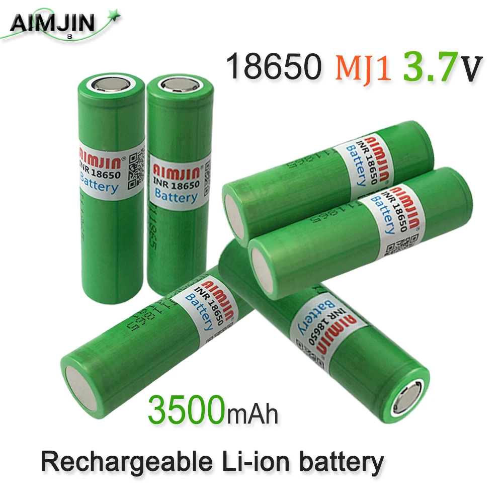 

18650 MJ1 3.7V 3500mAh Li-ion Battery For Our 18650 Toy Tool Flashlight Battery