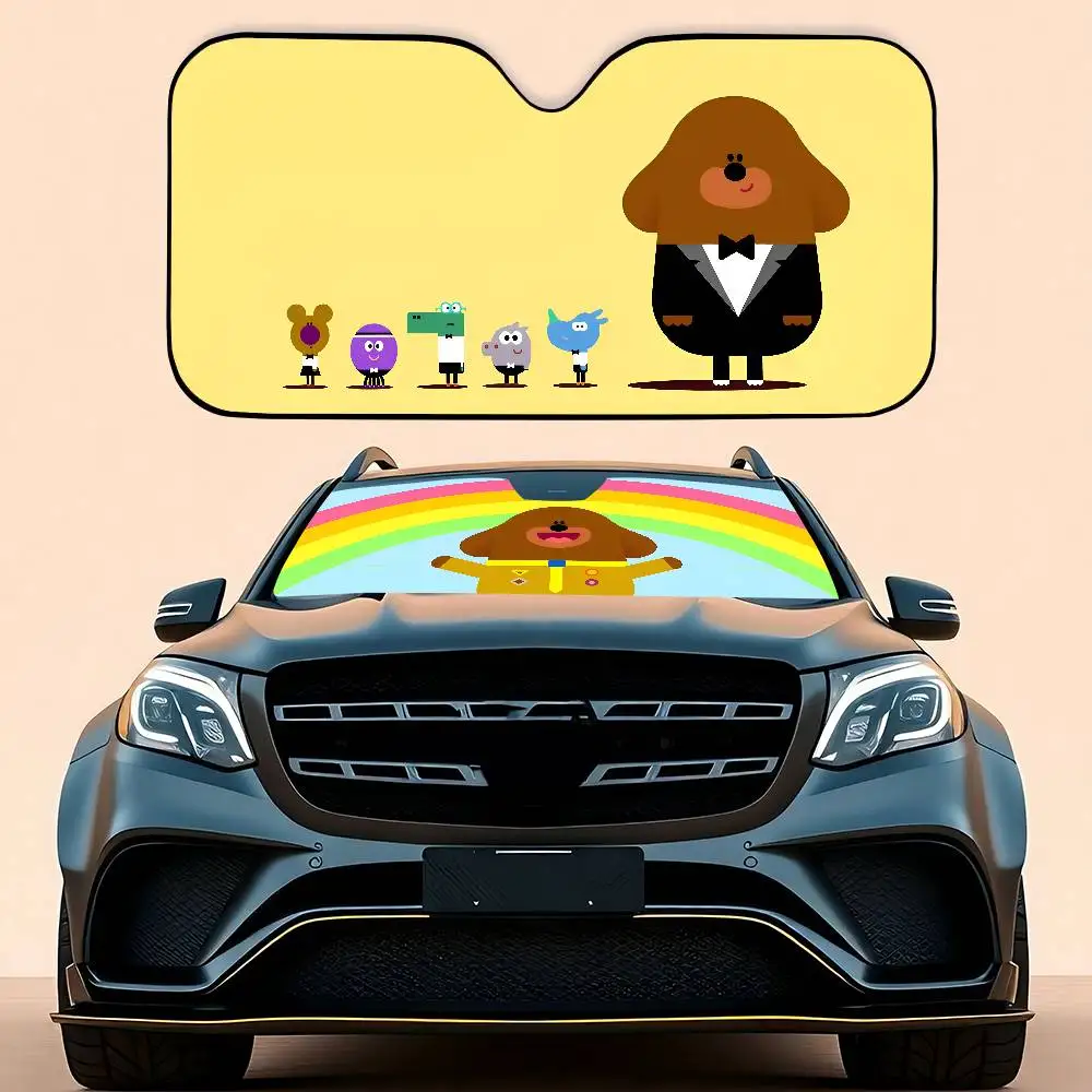 يا D-Duggee الزجاج الأمامي ظلة نافذة السيارة غطاء الزجاج الأمامي الشمس الظل السيارات الشمس قناع سيارة يغطي سيارة الحماية من الشمس