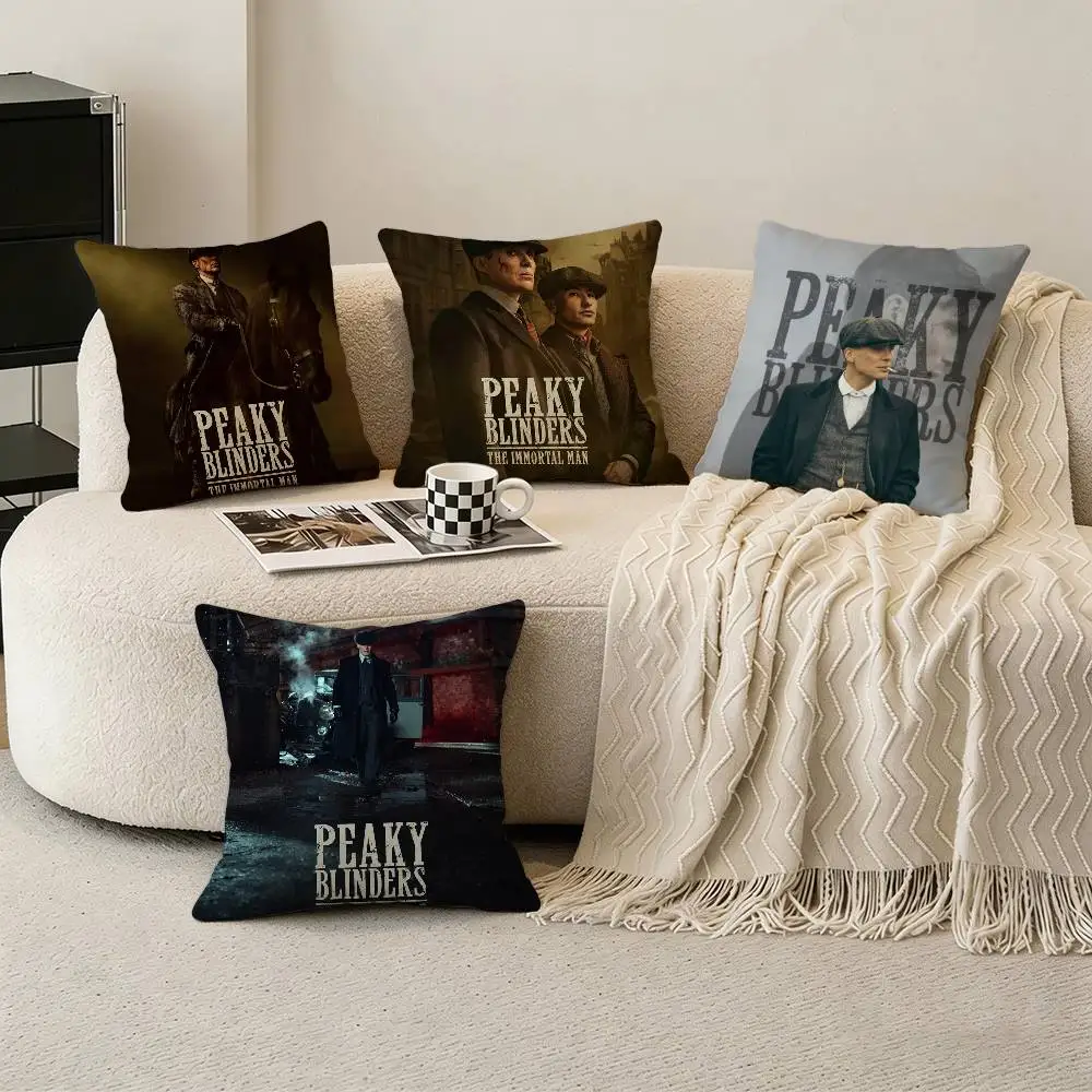 

Moive P-Peaky Blinders The Immortal Man Pillow Case Cushion Cover Throw Pillow Case For Car Sofa