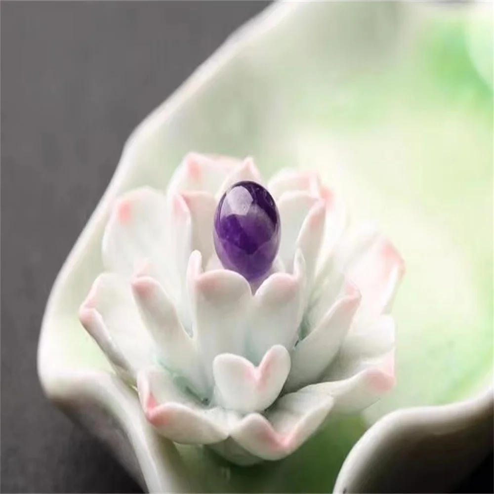 4A Natural Dream African Amethyst Single Bead DIY Handmade Crysta