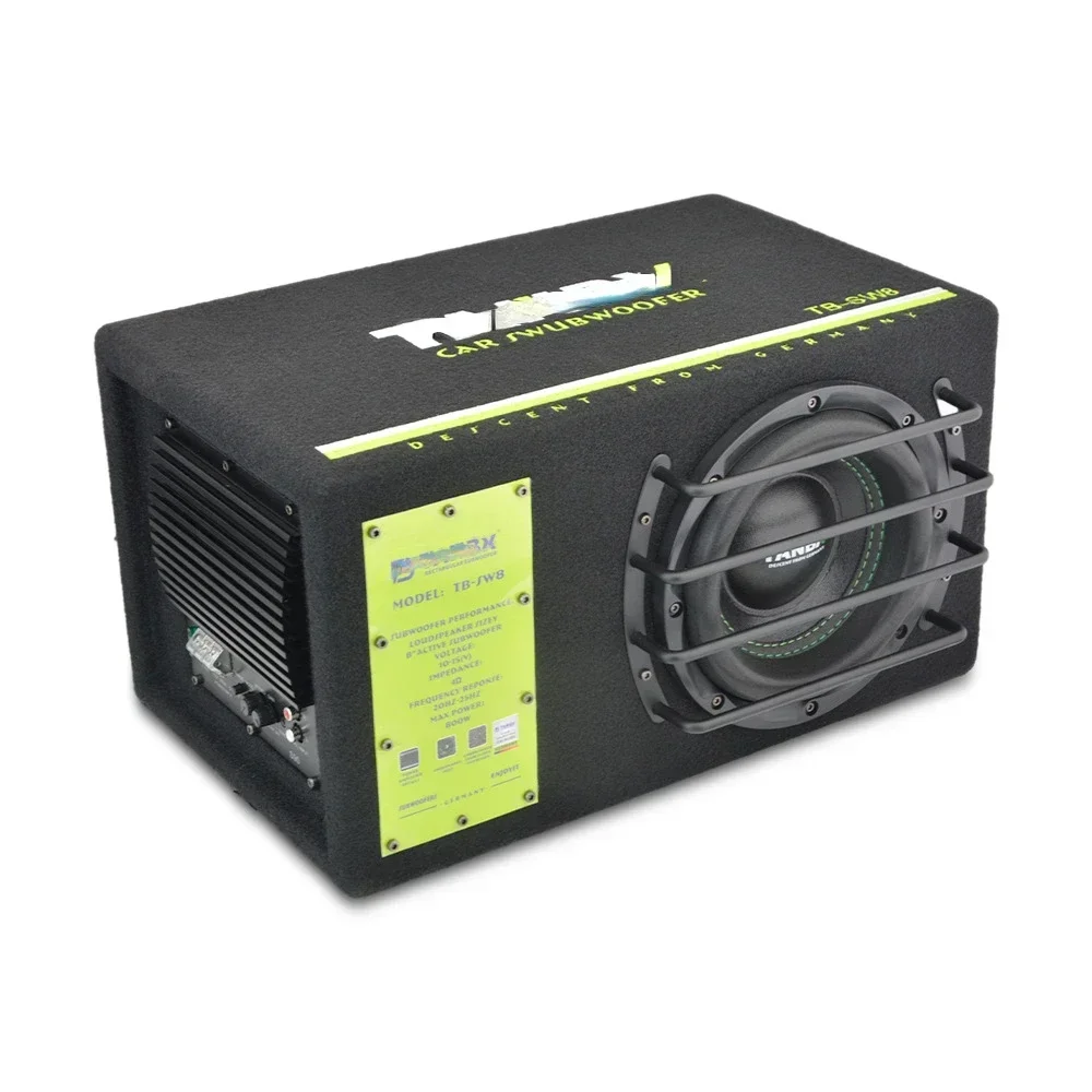 Durable Car active subwoofer mounted subwoofer car audio 8-inch 12V high-power