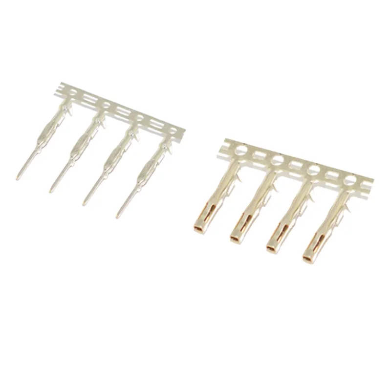 50PCS Male Female Pin Dupont Wire Terminal 2.54mm Pitch Reed Crimp Jumper Wires Connector DIY