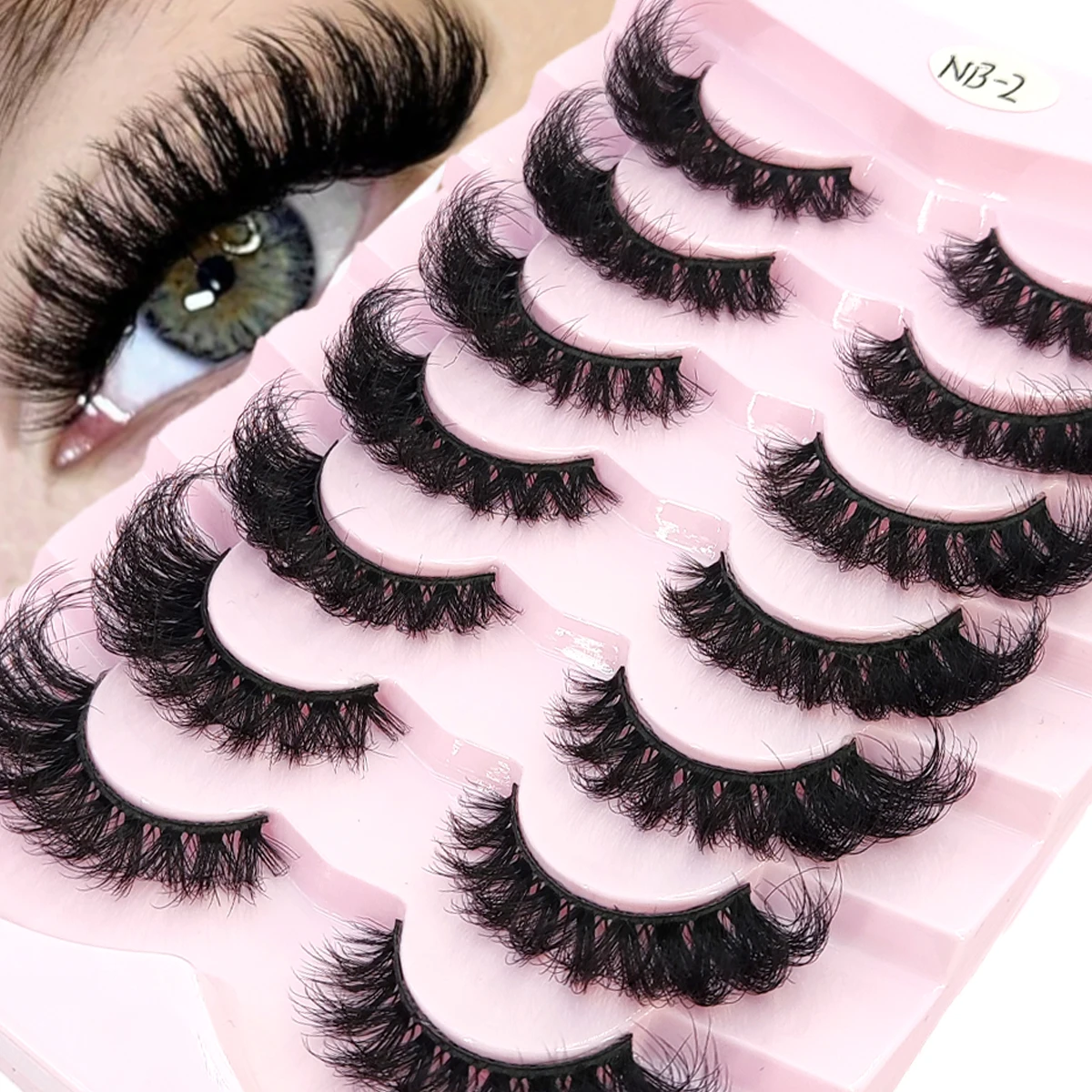 New 7Pairs 8D Mink …