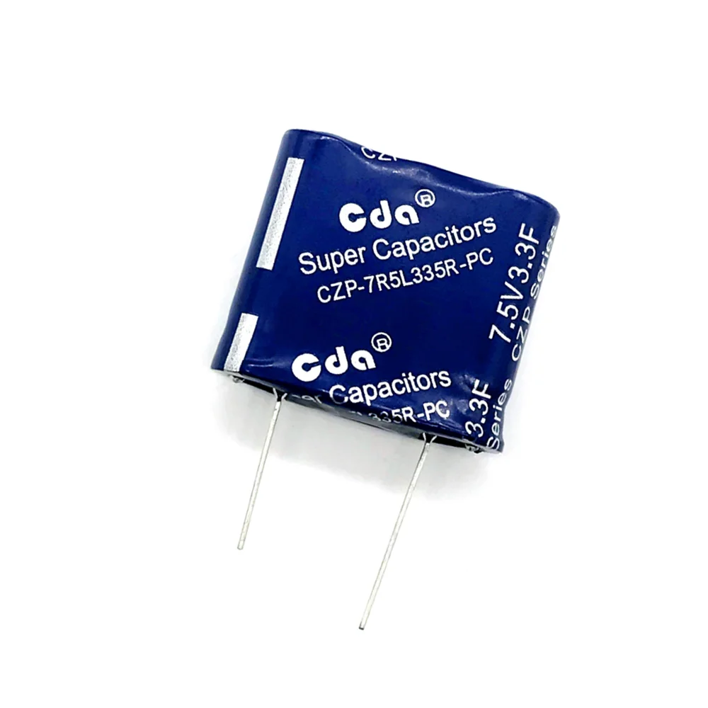 CZP-supercondensadores tipo CDA, 7,5 V, 5F, CZP-7R5L505R-TW