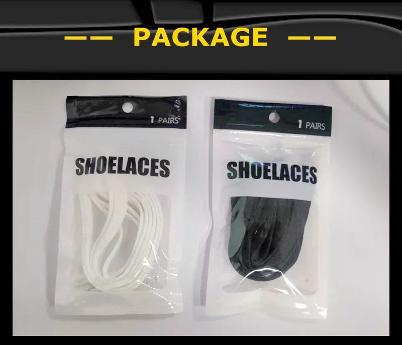 Klassische schwarz/weiße Schnürsenkel, flache, doppellagige Spitze, präzise gewebt, verschleißfest, korrosionsbeständig, Polyester-Schnürsenkel für alle Schuhe – Detail 9
