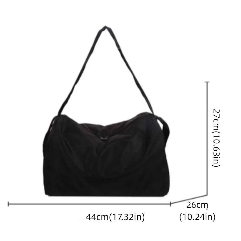 Nylon Yoga Training Bag Solid Color Multifunctional Sports Fitness Bags Large Capacity Waterproof Travel Tote Bag Gym Yoga