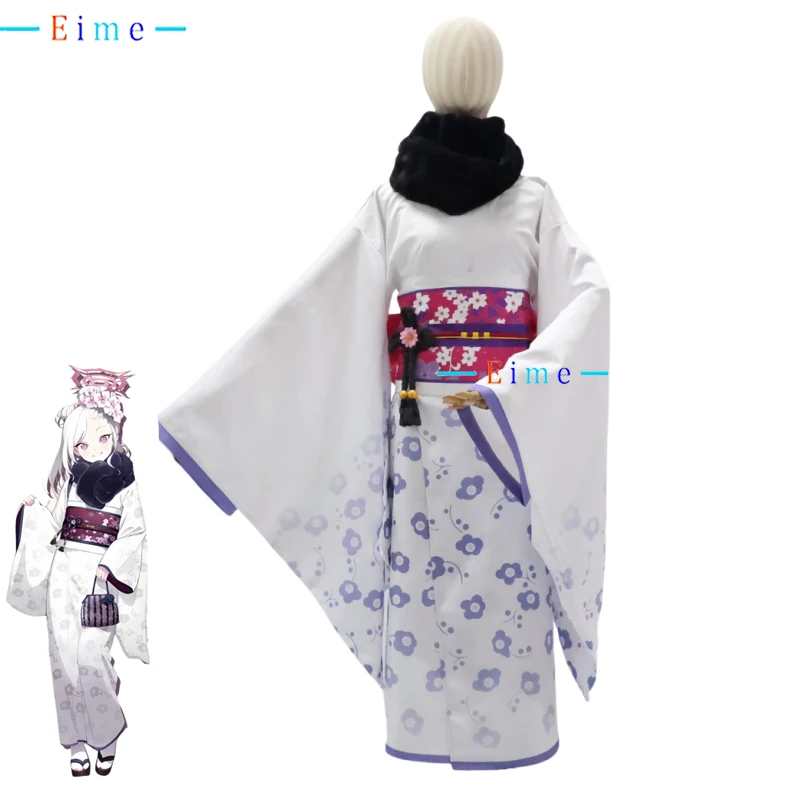 

Костюм для косплея Asagi Mutsuki, синий архив, одежда для косплея, женское милое комоно, нарядные вечерние костюмы, униформа на Хэллоуин, индивидуальный заказ