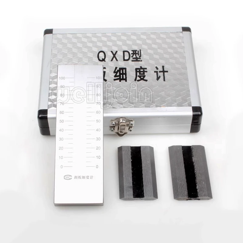 

Stainless Steel Scraper Fineness Meter Single Groove Fineness Plate QXD Fineness Gauge 0-25-50-100um Optional Y