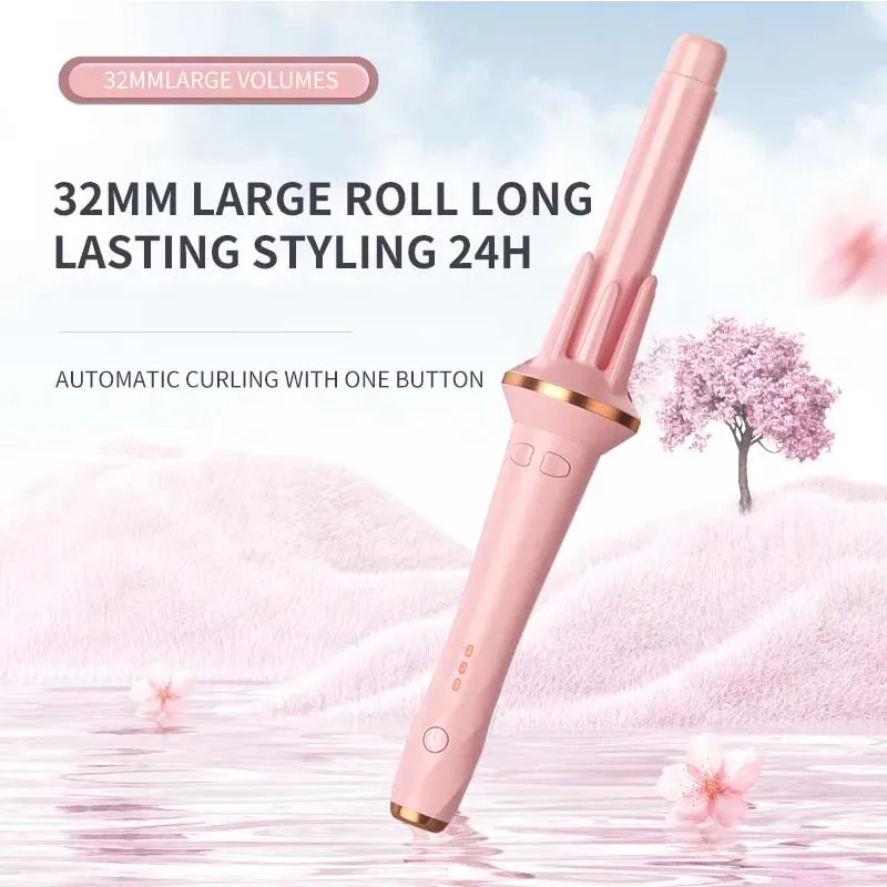 

Fully Automatic Curling Iron, Negative Ion Non-damaging Hair groove Electric Curling Iron, Big Wave Hair Perming