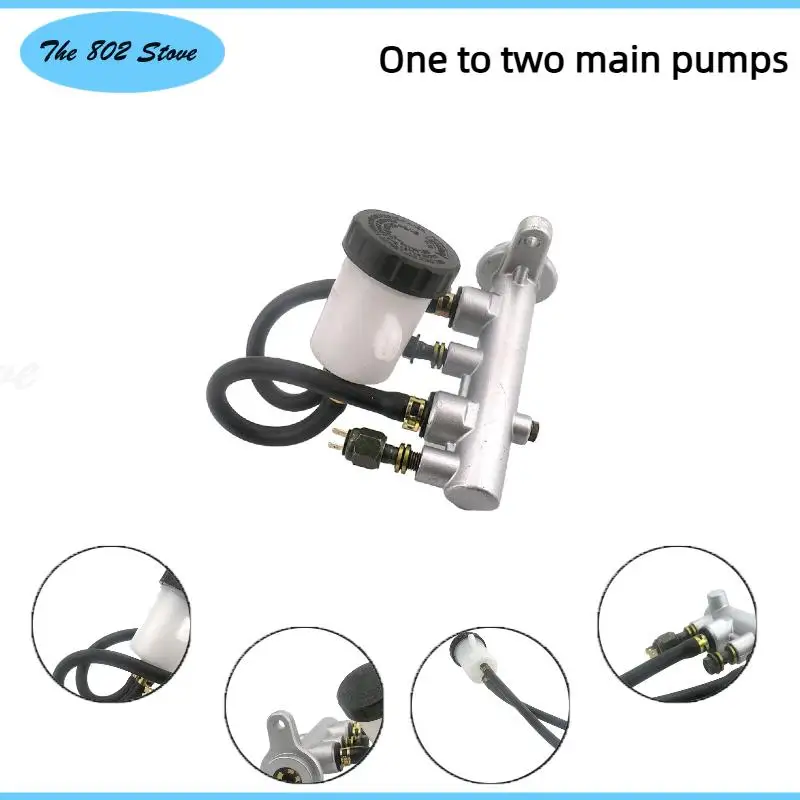 

Motorcycle go kart one trailer two brake master cylinder suitable for go kart 90cc 110cc 125cc 200cc 250cc 300cc Buggy