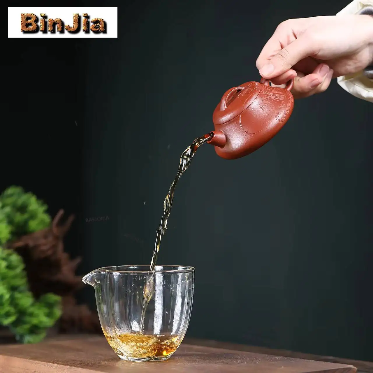 150ml Creative Yixing Purple Clay Teapots Handmade Orchid Tile Gourd Pot Raw Ore Zhu Mud Kettle Chinese Zisha Tea Set Drinkware