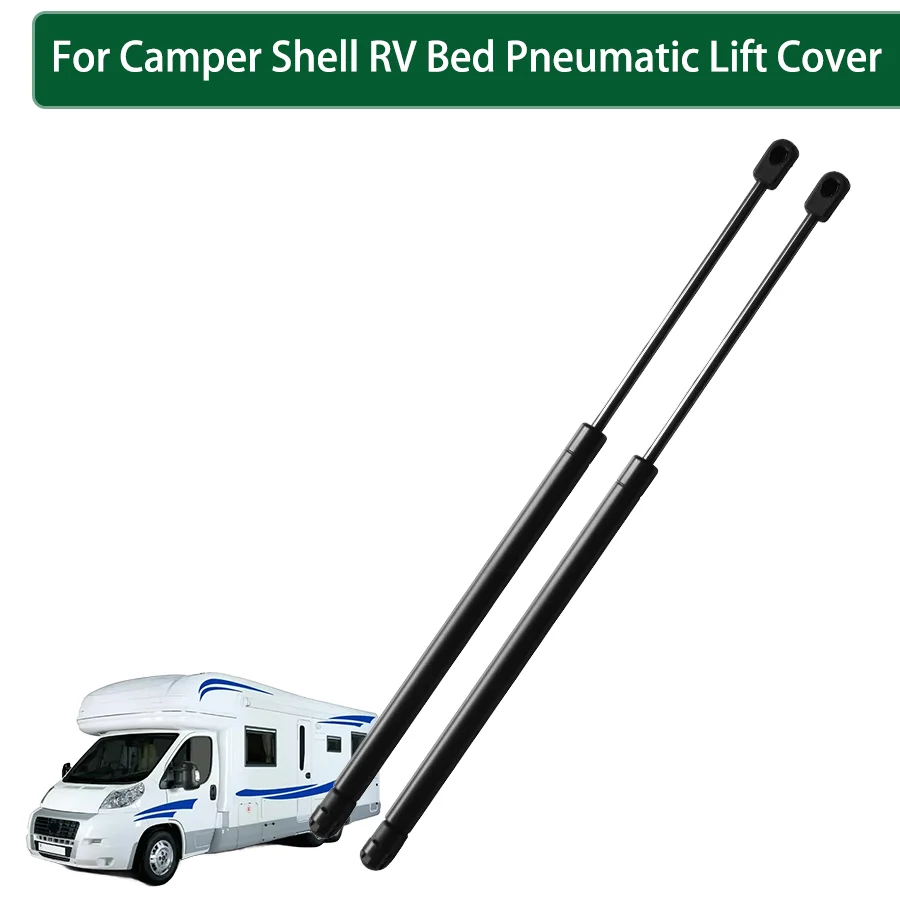 2pcs Gas Prop Spring Strut, Gas Spring Lift Gas Strut For Camper Shell RV Bed Pneumatic Lift (Applicable Lid Weight 85-110LBs)