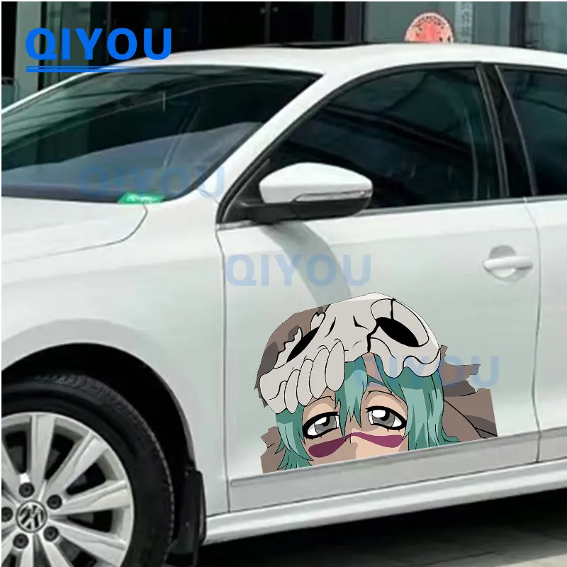 Fun Anime Cartoon Peek Car Sticker Reflective Waterproof PVC Decal Suitable for Car Bumpers Skateboards Car Windows