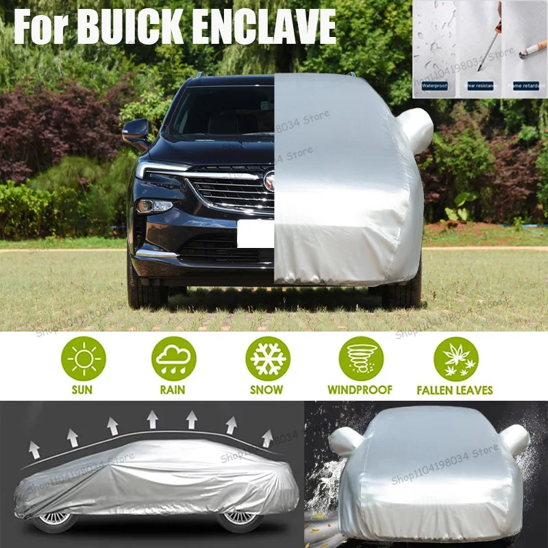 

For BUICK ENCLAVE Auto Anti snow Anti dust Sunscreen Anti-uv Anti peeling paint And Anti Rainwater 210t car cover Car cover