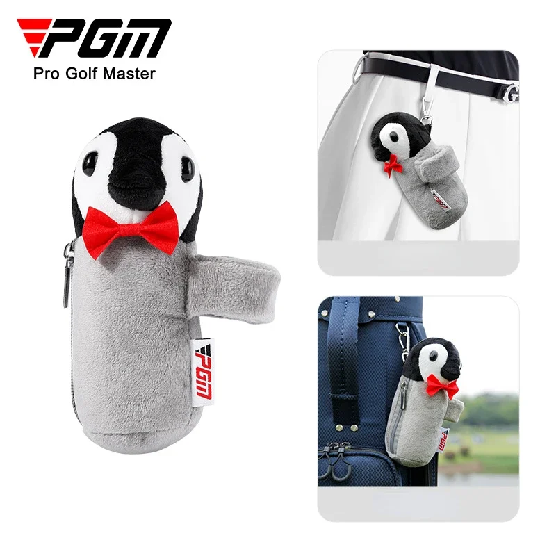 PGM Mini pallina da Golf borsa bambola Clip può essere appesa alla mano/sacca da golf/cintura tenere 2 marsupi palla QJ005