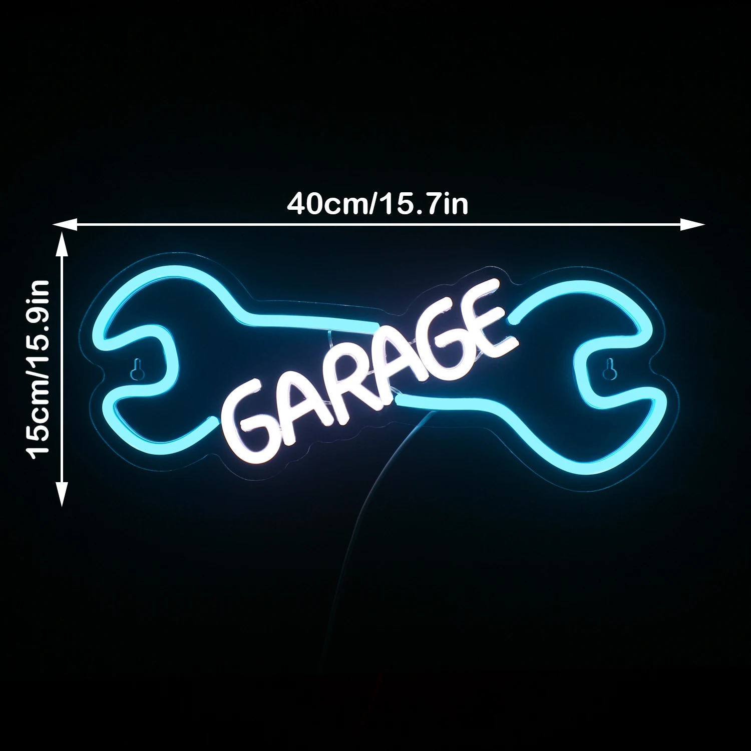 Garage Neon Sign LED Neon Light Up Signs Suitable for Birthday Party Bedroom Man Cave Garage Auto Repair Shop Wall Decor Gift