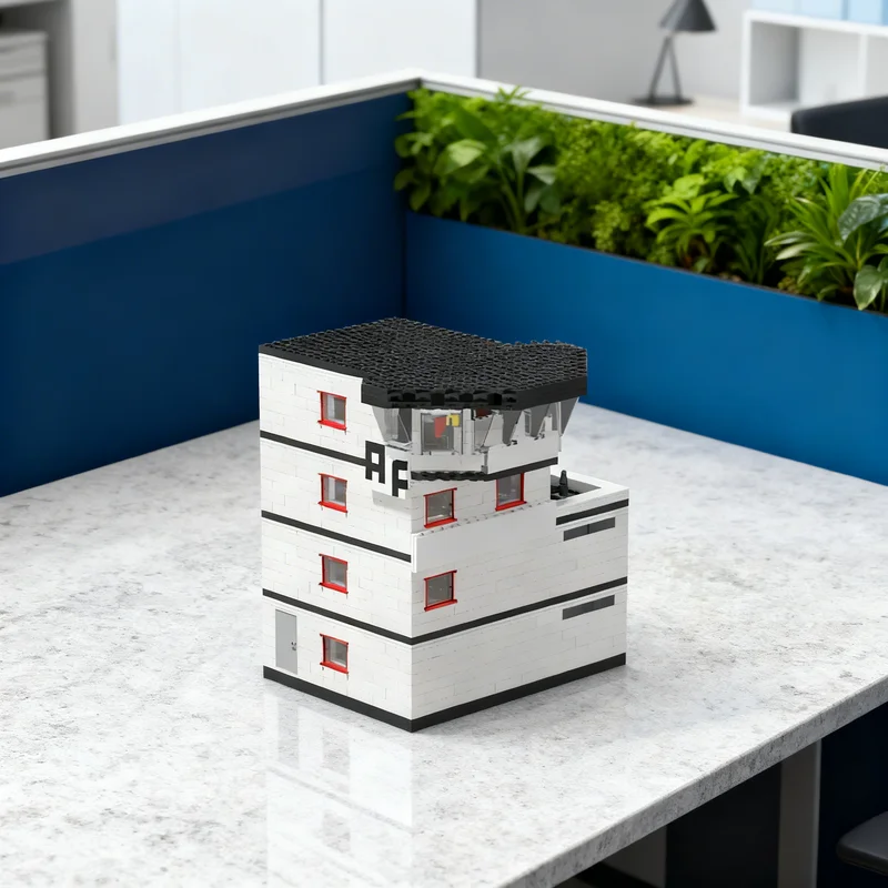 

3114pcs MOC Stellwerk Signal Modular Streetscape Model Building Blocks Creative Gift DIY Display Decor Adult Premium Kids Desk