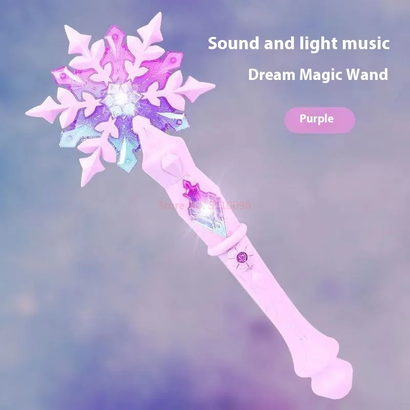 Disney  Princess Magic Wand Frozen Sound And Light Fairy Wand Girl Balara Magic Wand Children\'S Luminous Toy