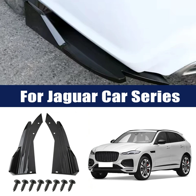

Rear Bumper Lip Diffuser Splitter Canard Protector Front Spoiler Body Kit For Jaguar XE XF XJ XK XFR XJS F-Type E-Pace I-Pace
