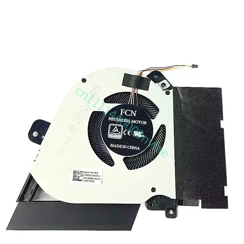 Replacement Laptop 12V CPU and GPU Cooling Fan for ASUS ROG Zephyrus S GX502G GX502GW GX502GV GX502LWS GX502LXS Series 0.2