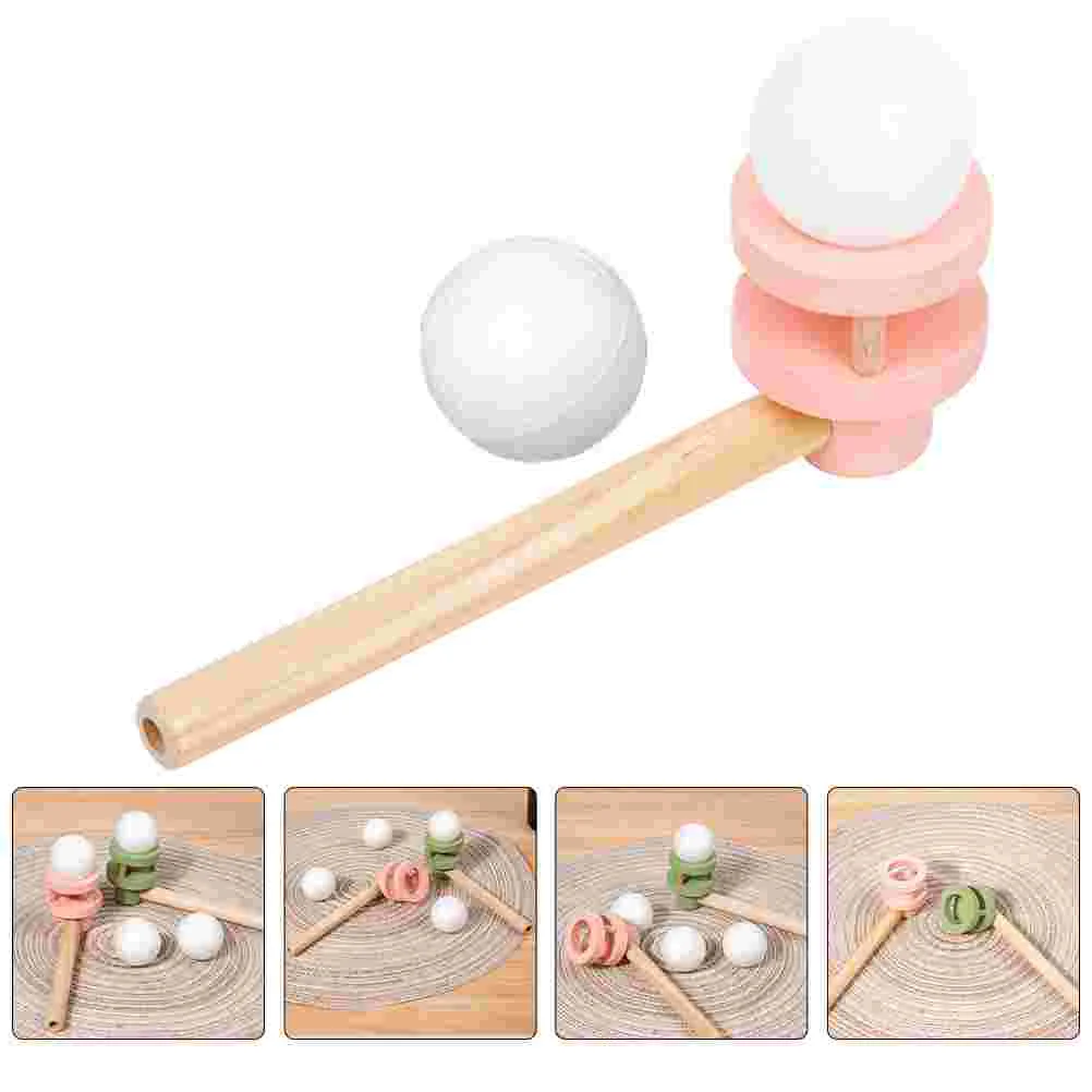 

Blow Ball Toy Floating Kids Toys Blowing Game for Wooden Games Balls Tube Balancing