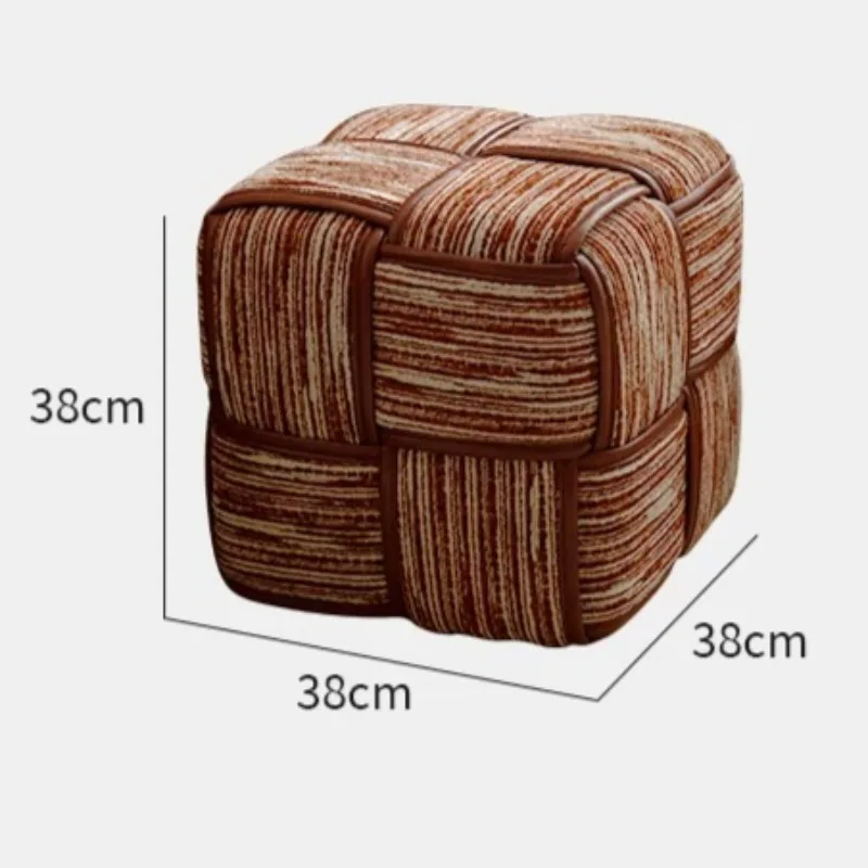 Luxury Portable Arcade Stool Living Room Chairs Small Floor Entrance Stool Salon Gaming Minimalist Interior Home Accessories view 5