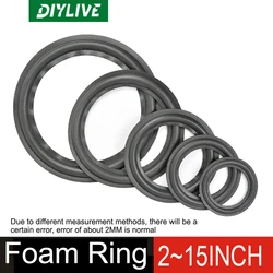 DIYLIVE 2-15 inch subwoofer foam edge folding ring speaker repair accessories subwoofer (50 ~ 366mm) 3 3.5 4 5 6.5 8 10 12