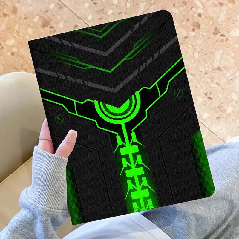 

Machinery Creative Art Pattern For Samsung Galaxy Tab S10 S9 S8 S7 Lite FE Plus Scratch resistant Pen Tray Tablet Case Gift