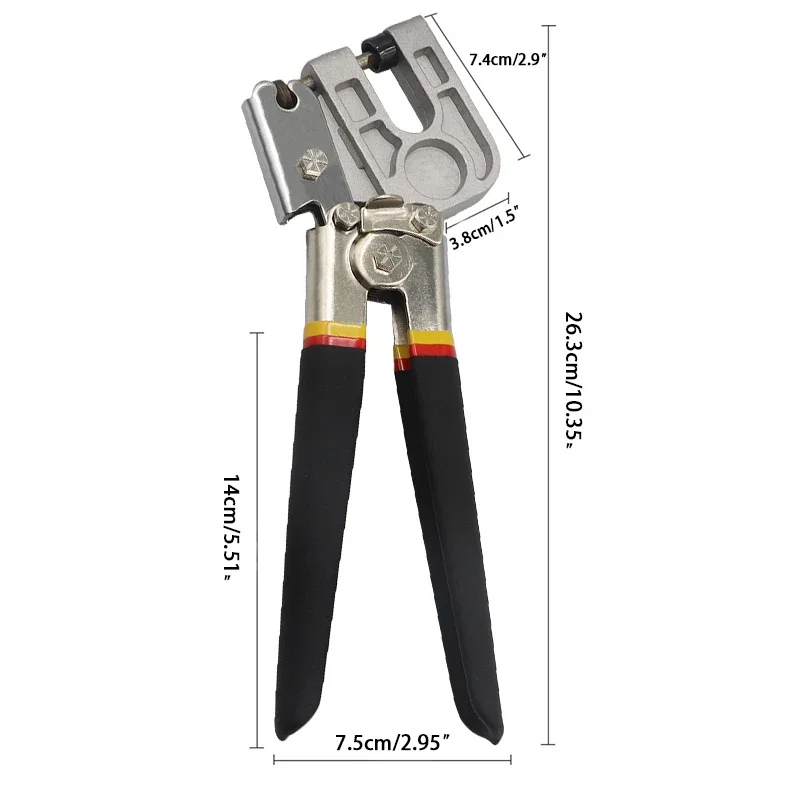 New Profile Stand Pliers 27cm Profile Stand Work Composite Pliers Drywall Krimperzange Sheet Metal For 0.5 - 0.8mm Metal Sheet