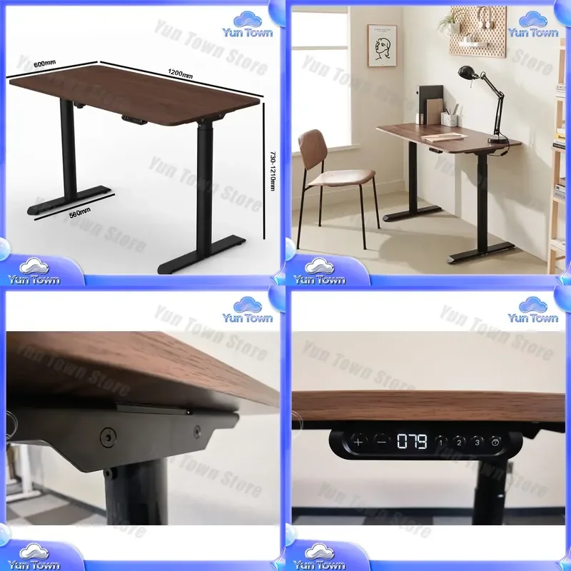 2026 Single Motor Office Electric Adjustable Height Standing Desk for Home Office Workstation Ergonomic Computer Desk for
