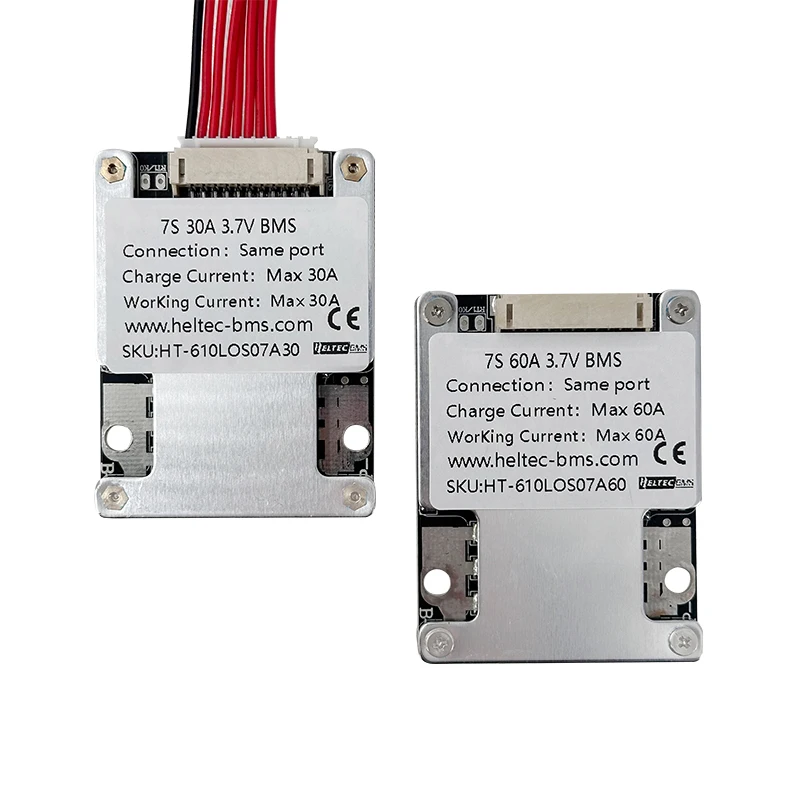 7S Плата защиты литий-ионной батареи 25,9 В 30 А 60 А Баланс BMS Двигатель для хранения энергии