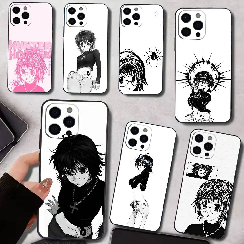 

H-Hunter-x-hunt Shizuku Phone Case For iPhone 17,16,15,14,13,12,11 Plus,Pro Max,Soft Silicone Black Cover