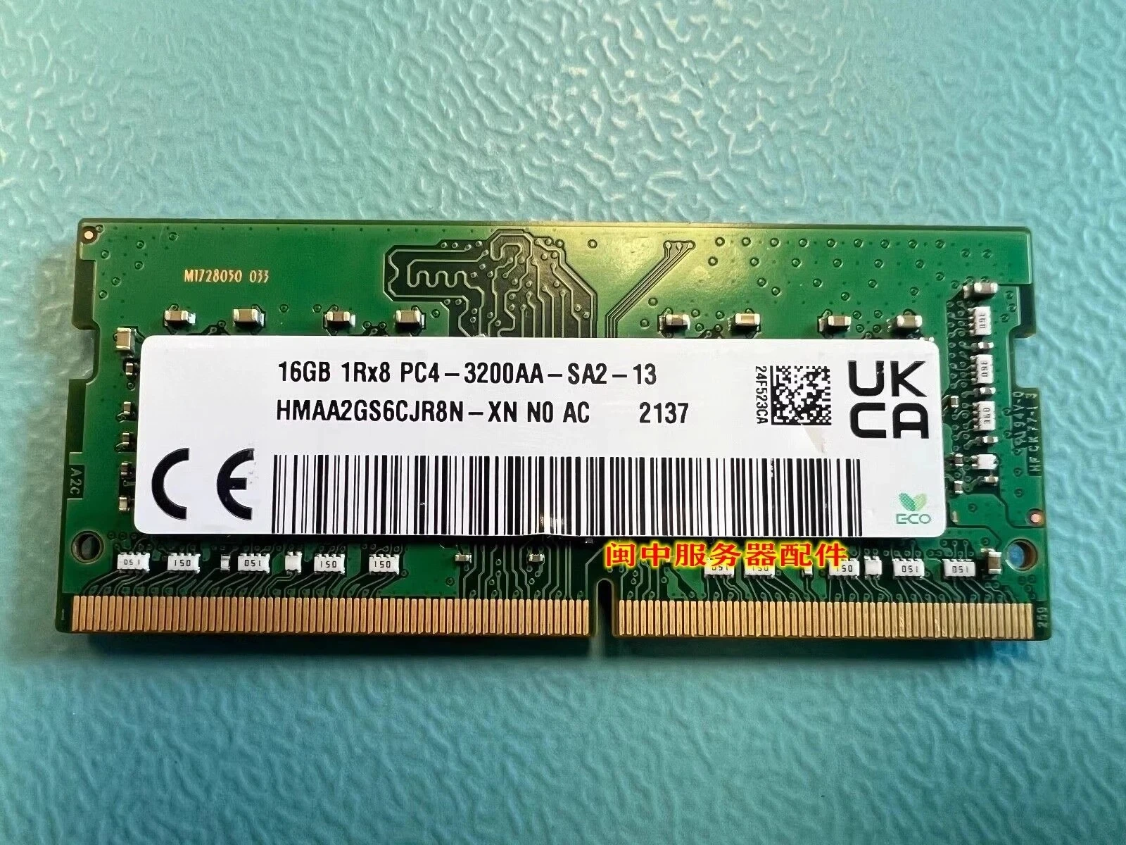 

Для ноутбука 16G 1Rx8 DDR4 3200AA CJR Память HMAA2GS6CJR8N-XN