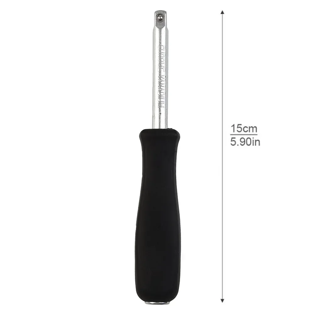 Best Brand New High Quality Connecting Rod Screwdriver Spinner Square Rubber Handle 1/4\