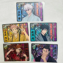 Jujutsu Kaisen Satoru Gojo Fushiguro Megumi Yuji Itadori Colorful Card Anime Peripheral Cute Cartoon Acrylic Stand Kawaii Goods