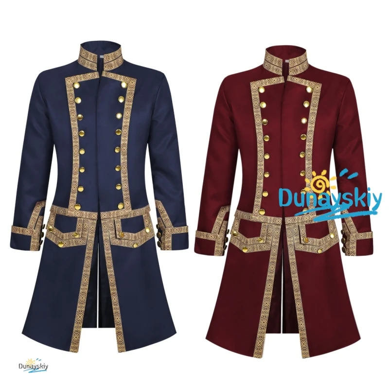 Uniforme Militar Colonial para Hombre, Chaqueta Victoriana Gótica Steampunk, Disfraz de Alexander Hamilton