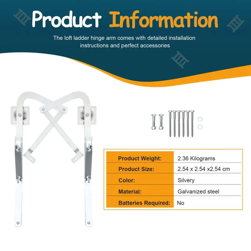 Рисунок 6 - Комплект петель для лестницы на чердаке