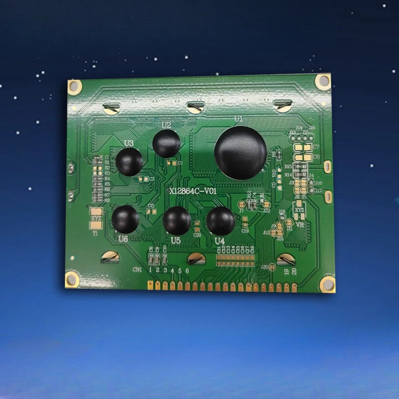 Spot Goods Industrial Grade 12864 LCD Display Serial Parallel Port