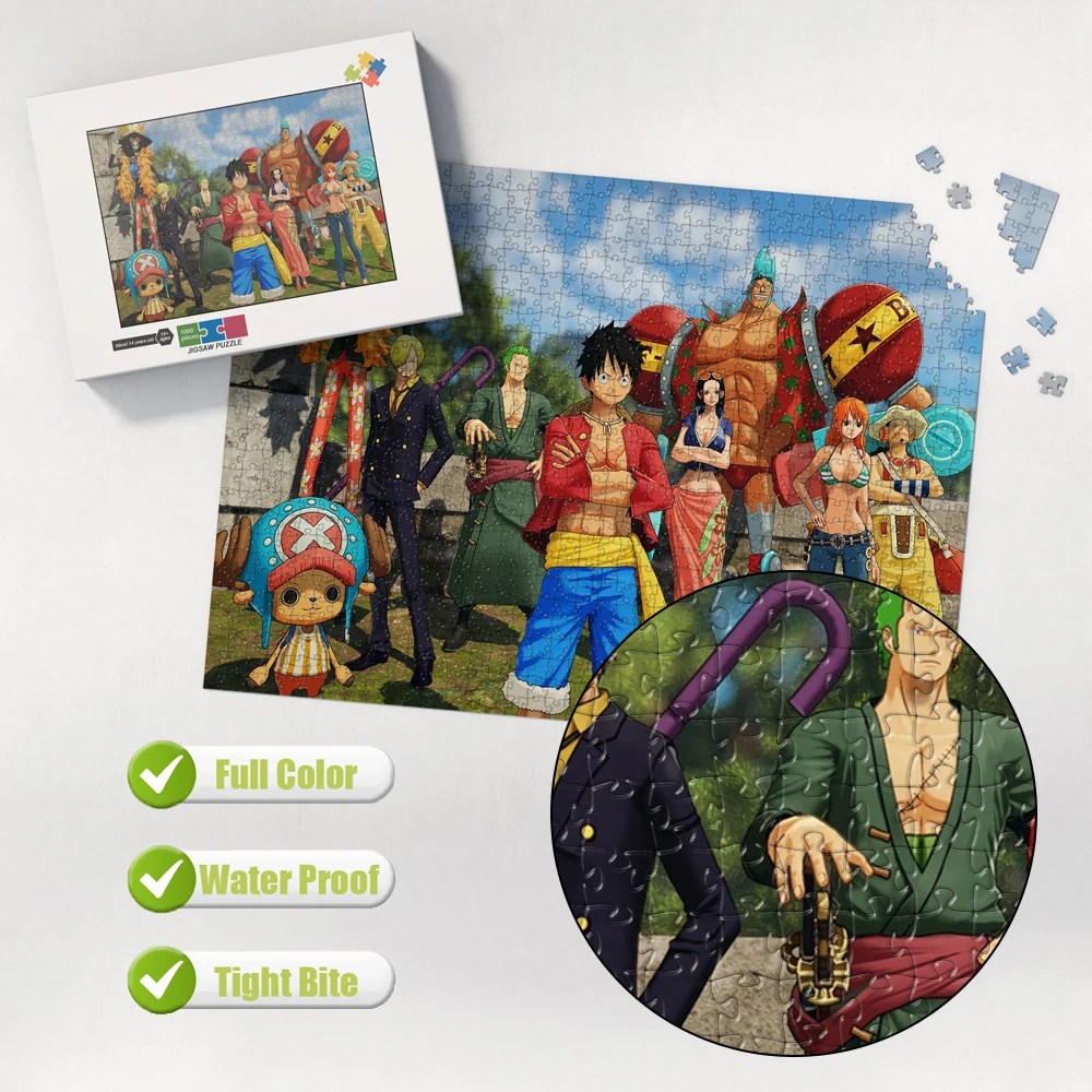 Animacja kreskówkowa Puzzle zabawki rodzina najlepszy prezent wiele specyfikacji i rozmiarów konfigurowalne zdjęcia zabawki dla dzieci Montessori