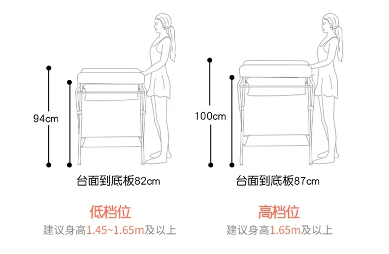 Custom Foldable Baby Changing Table Multifunctional Newborn Massage Care Table