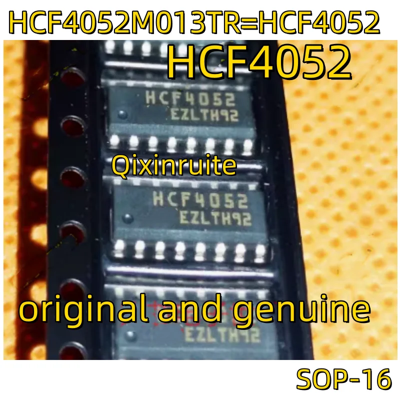 Qixinruite Brand new original HCF4052BE DIP-16 HCF4052M013TR=HCF4052 SOP-16 analog switch IC/multiplexer chip