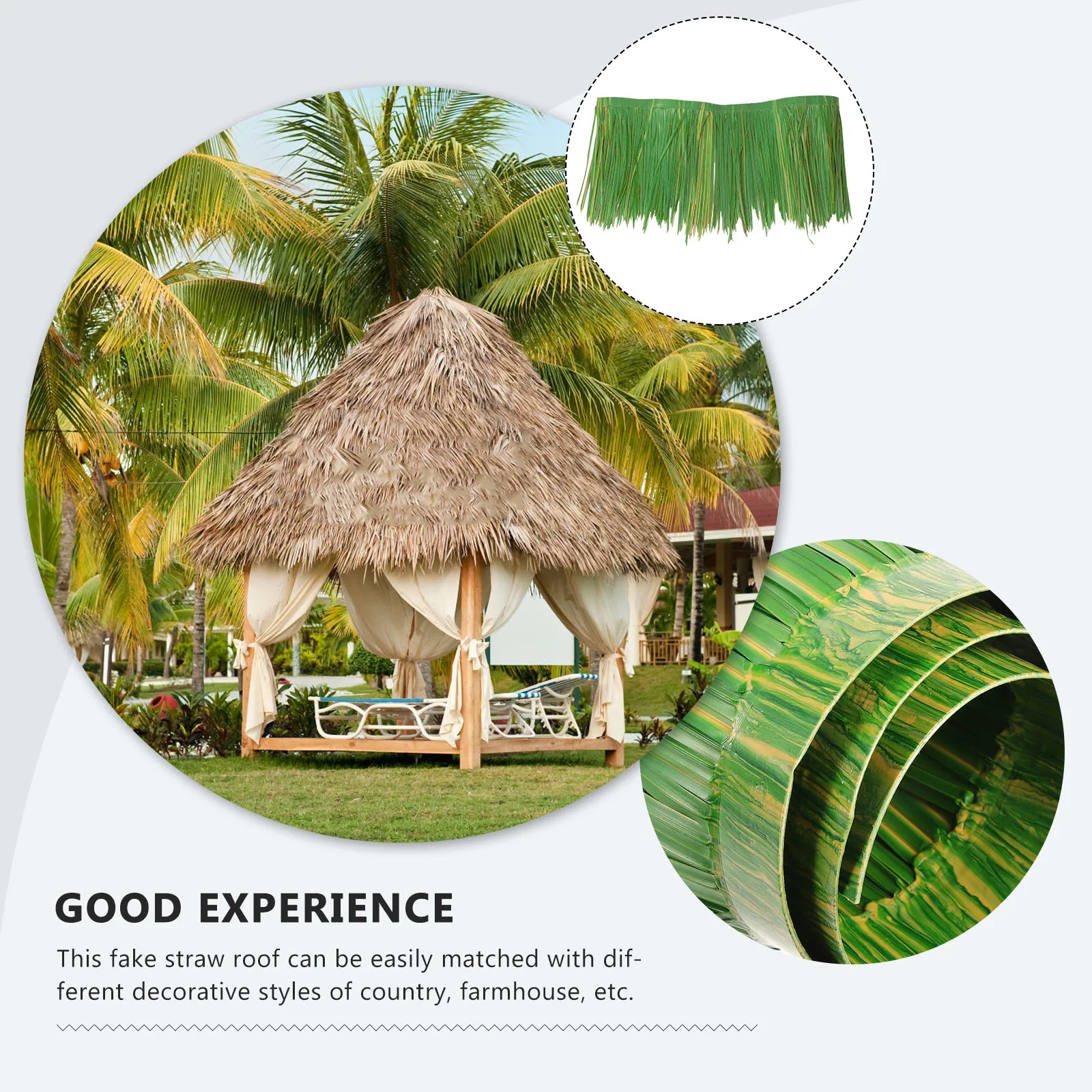 

Artificial Thatched Simulated Roofing For Garden Landscaping Decor Diy Fake Thatch Panels Lifelike Grass Roofing Simulation Roof