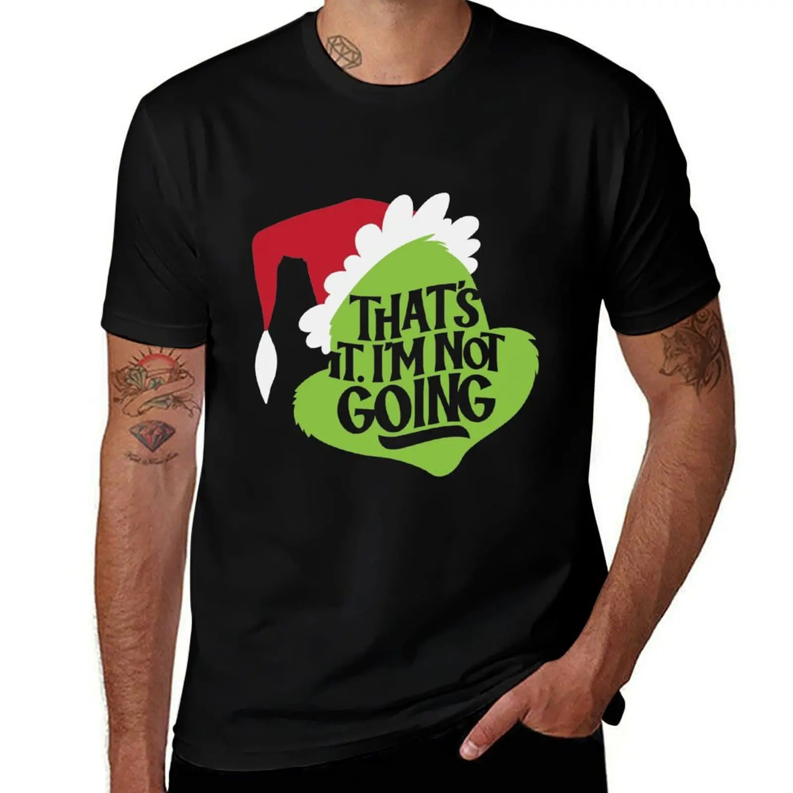 That's It, I'm Not Going T-Shirt Breathable Mesh Panel T-Shirt